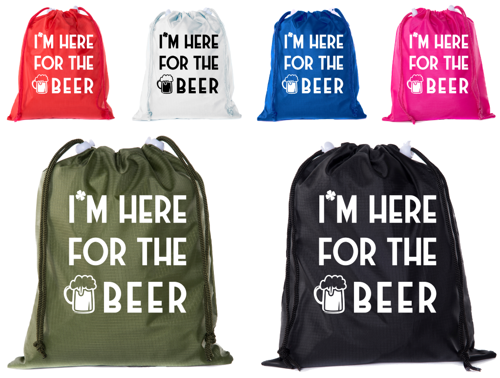 St Patrick's Day Goodie Bags, Mini Drawstring Cinch Sacks, Small Gift